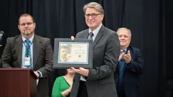 Perrin is presented The Charles Taylor Award, the highest FAA award the aviation industry is offered. Perrin is presented The Charles Taylor Award, the highest FAA award the aviation industry is offered.