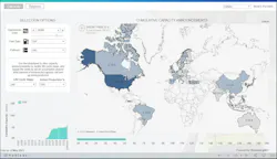 Boeing today launched SAF Dashboard, a tool that tracks expected sustainable aviation fuel (SAF) capacity over the next decade. Boeing today launched SAF Dashboard, a tool that tracks expected sustainable aviation fuel (SAF) capacity over the next decade.