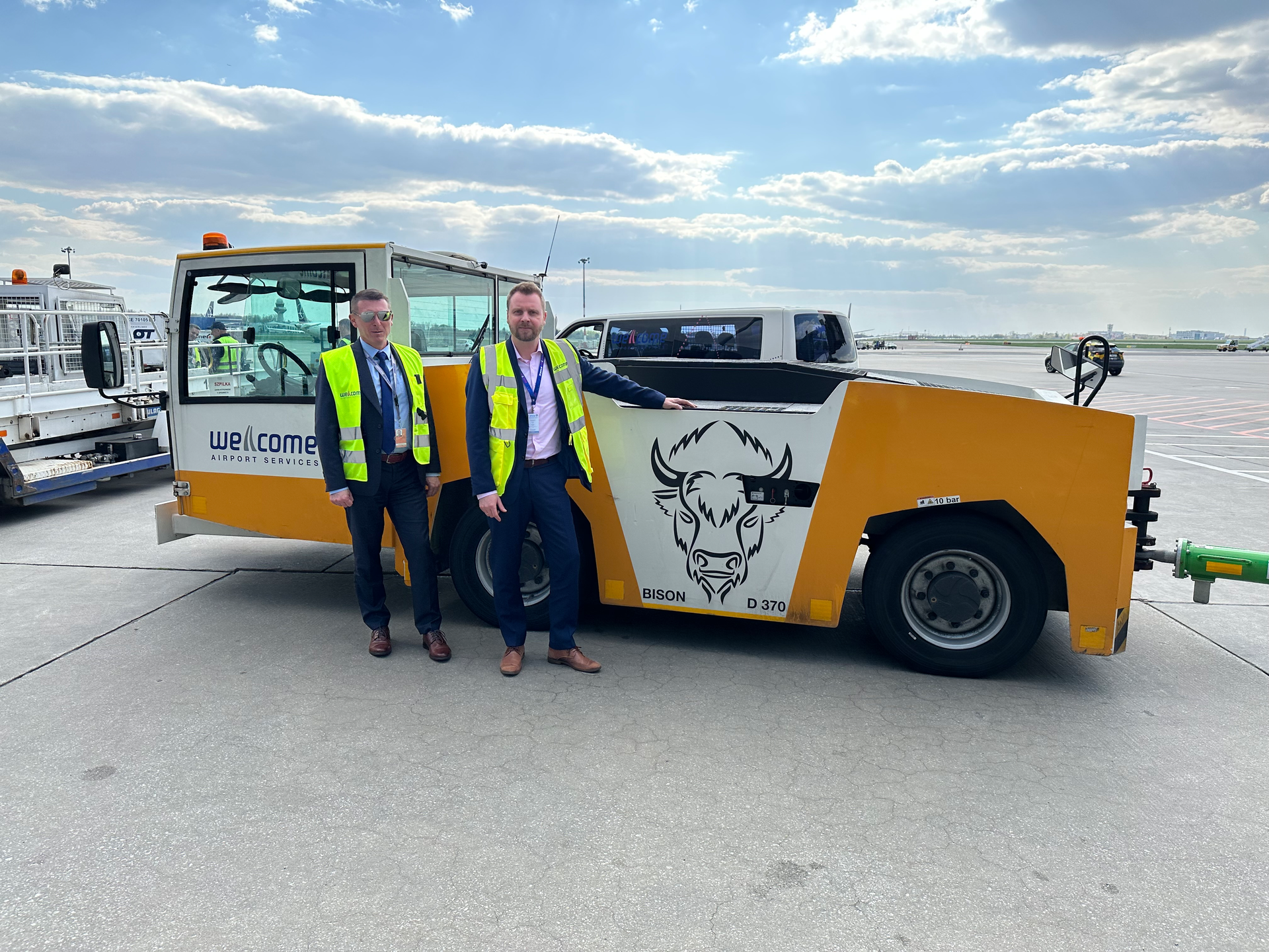 Marcin Klejdys, logistics director and Pawel Golan, procurement manager