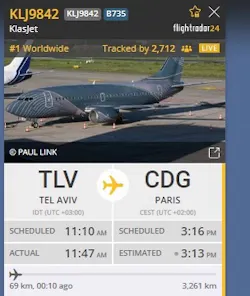 Klas Jet Conducting Emergency Flights From Israel 65254d585b770 Klas Jet Conducting Emergency Flights From Israel 65254d585b770