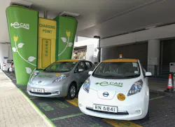 Hactl is switching to electric airside vehicles. Hactl is switching to electric airside vehicles.