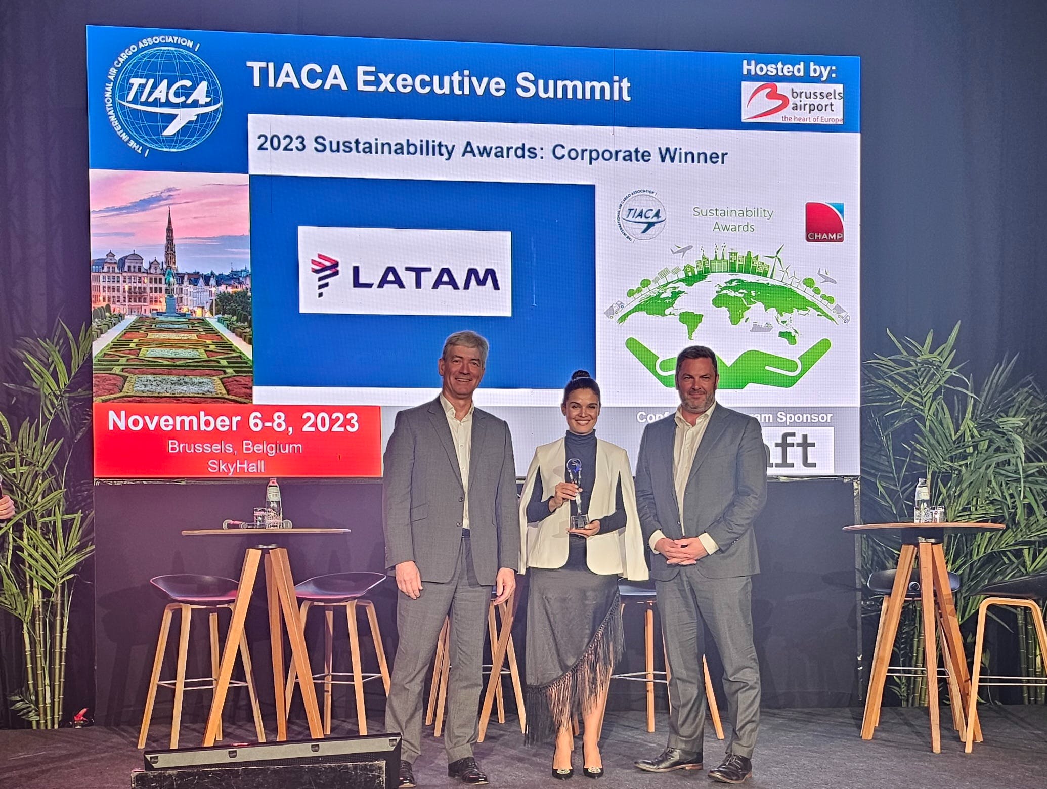 TIACA is pleased to announce the winner in the corporate category is LATAM Cargo.