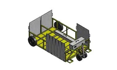 DF081002 Wheel & Brake Service Cart
