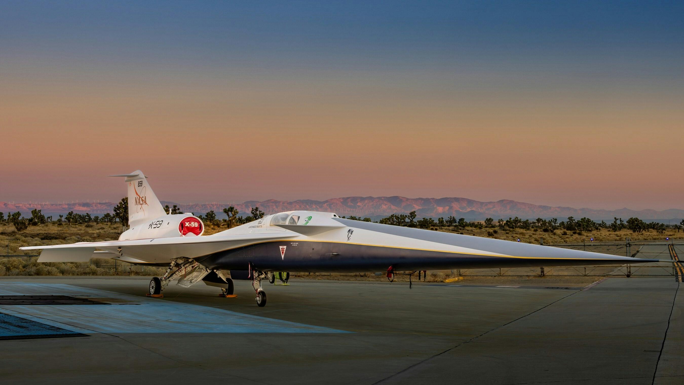 Lockheed Martin Skunk Works rolled out the X-59, a unique experimental aircraft designed to quiet the sonic boom, at a ceremony in Palmdale, California, Friday.