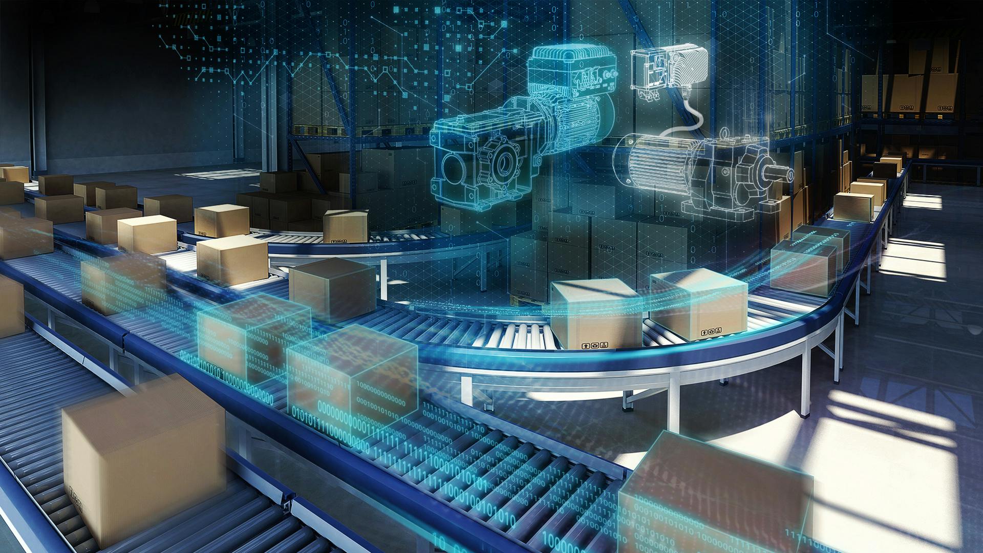 Comprised of the drive, motor and gear box, this new distributed drive system is available as a complete solution for motor-mounted and wall-mounted horizontal motion control conveyor applications.