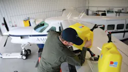 Ampaire Inc., a global leader in hybrid electric aircraft systems, conducted its first ground test utilizing pure 100 percent ASTM D7566 Sustainable Aviation Fuel (SAF) produced by Dimensional Energy from electricity and carbon dioxide. Ampaire Inc., a global leader in hybrid electric aircraft systems, conducted its first ground test utilizing pure 100 percent ASTM D7566 Sustainable Aviation Fuel (SAF) produced by Dimensional Energy from electricity and carbon dioxide.