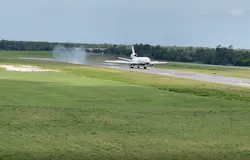 MD-10 landing at KBKV. MD-10 landing at KBKV.