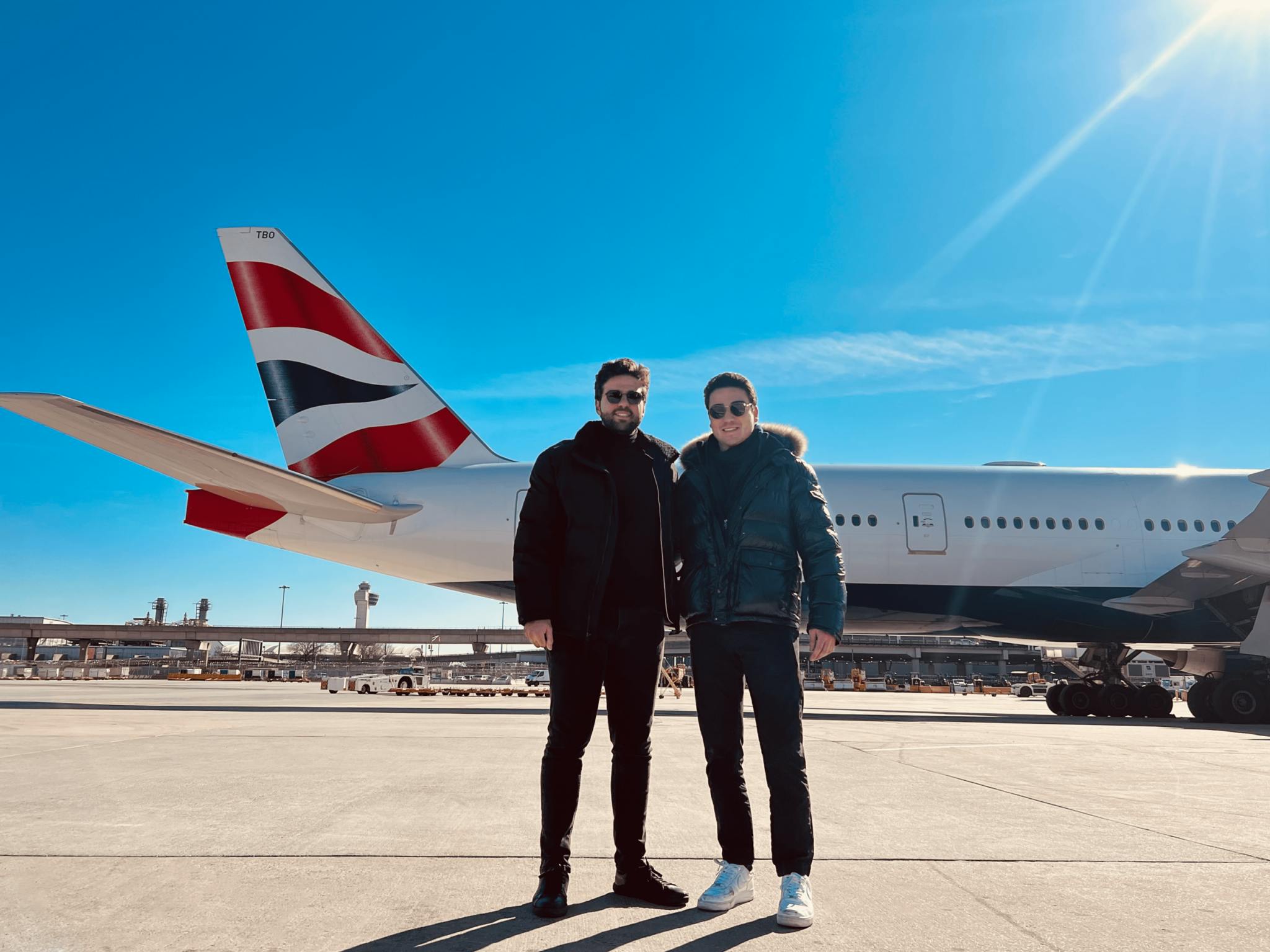 Moonware founders at JFK