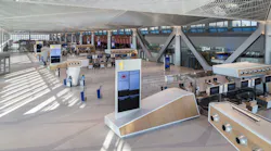 Interior of EWR Terminal A Interior of EWR Terminal A