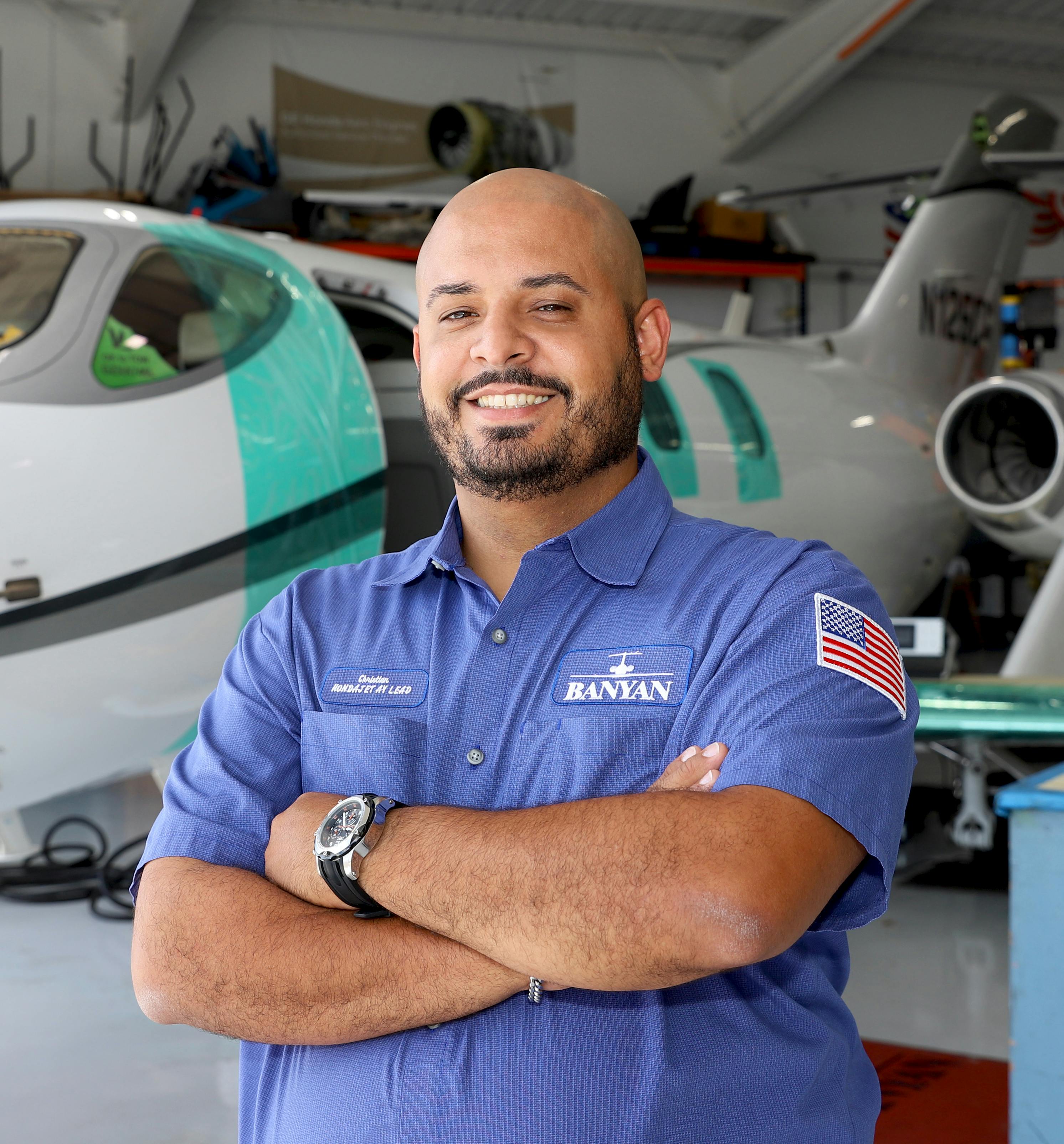 Christian Rivera, Avionics Technician, Banyan Air Service