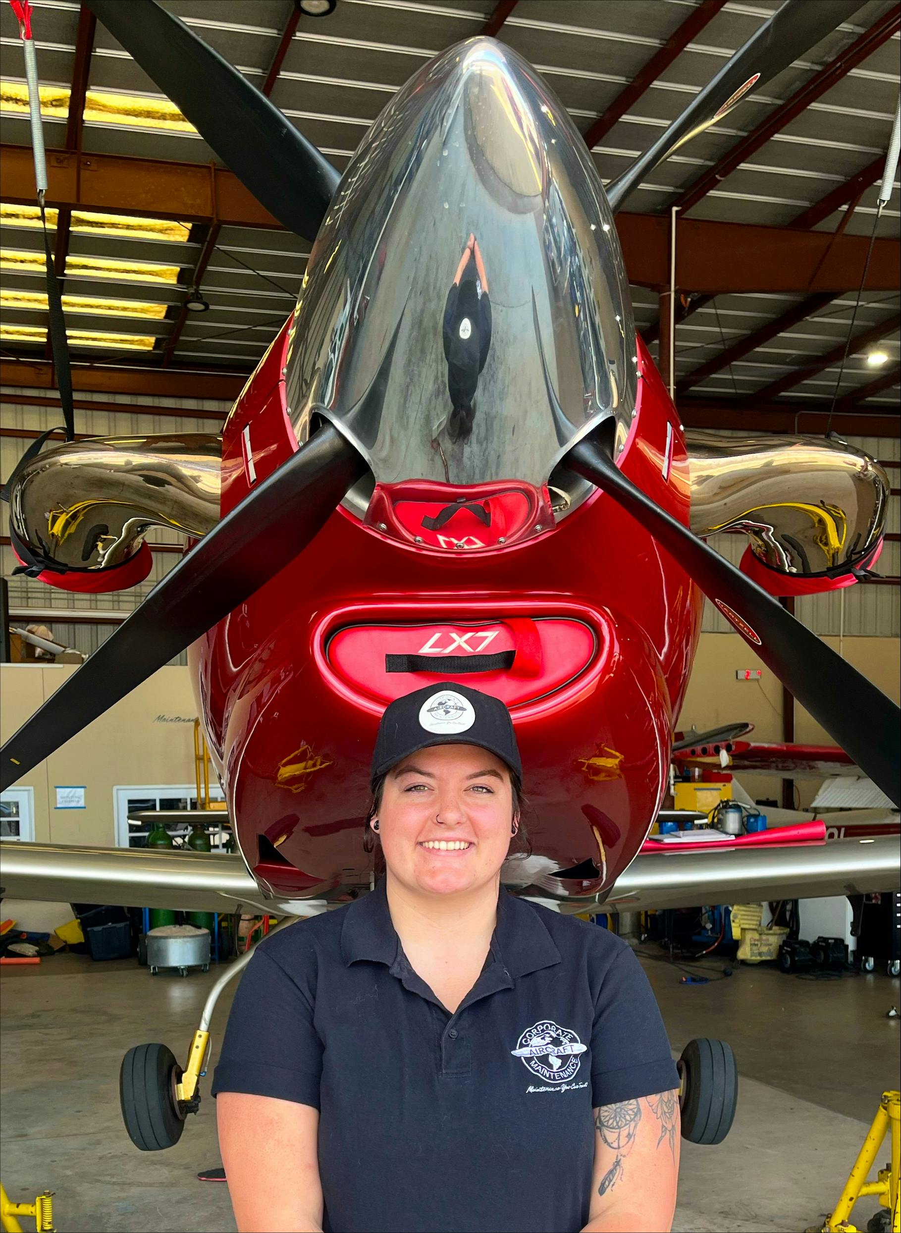 Kaitlin Markiewicz, Quality Assurance Coordinator, Corporate Aircraft Maintenance