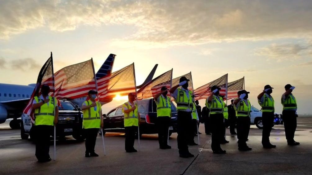 American Airlines' largest hub, Dallas Fort Worth (DFW), handles more military human remains than any other American Airlines station. In 2023, the American Airlines Honor Team at DFW helped bring 180 fallen service members home to their final resting places.