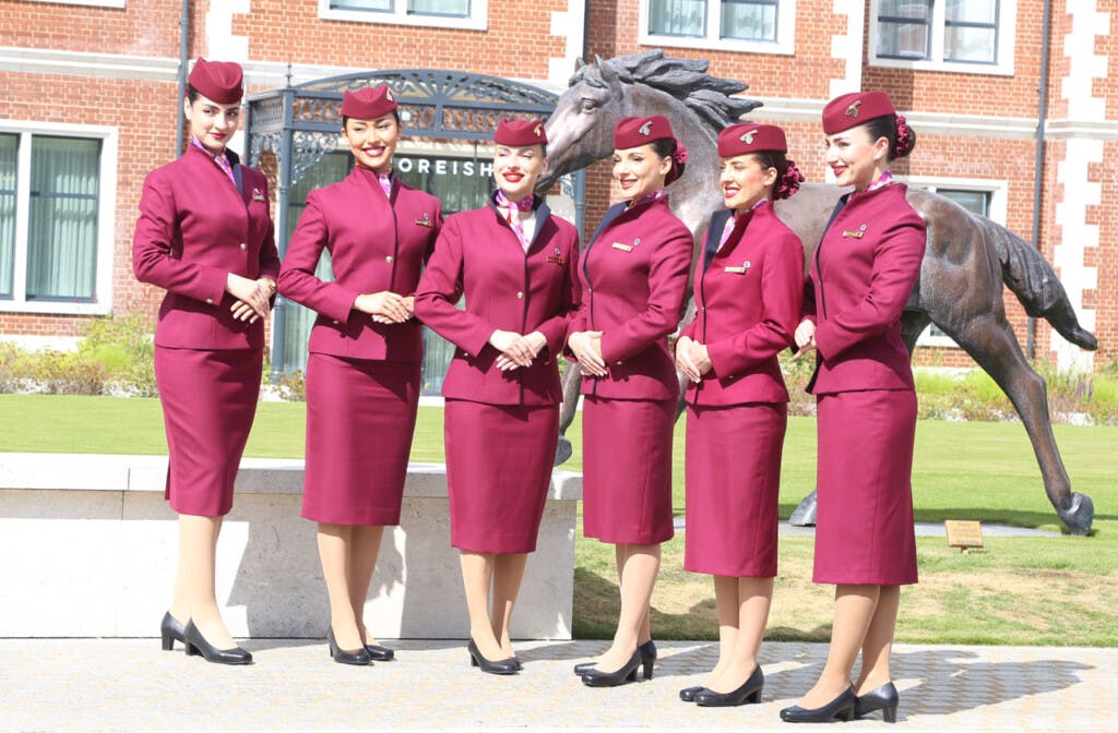 Qatar Airways crew