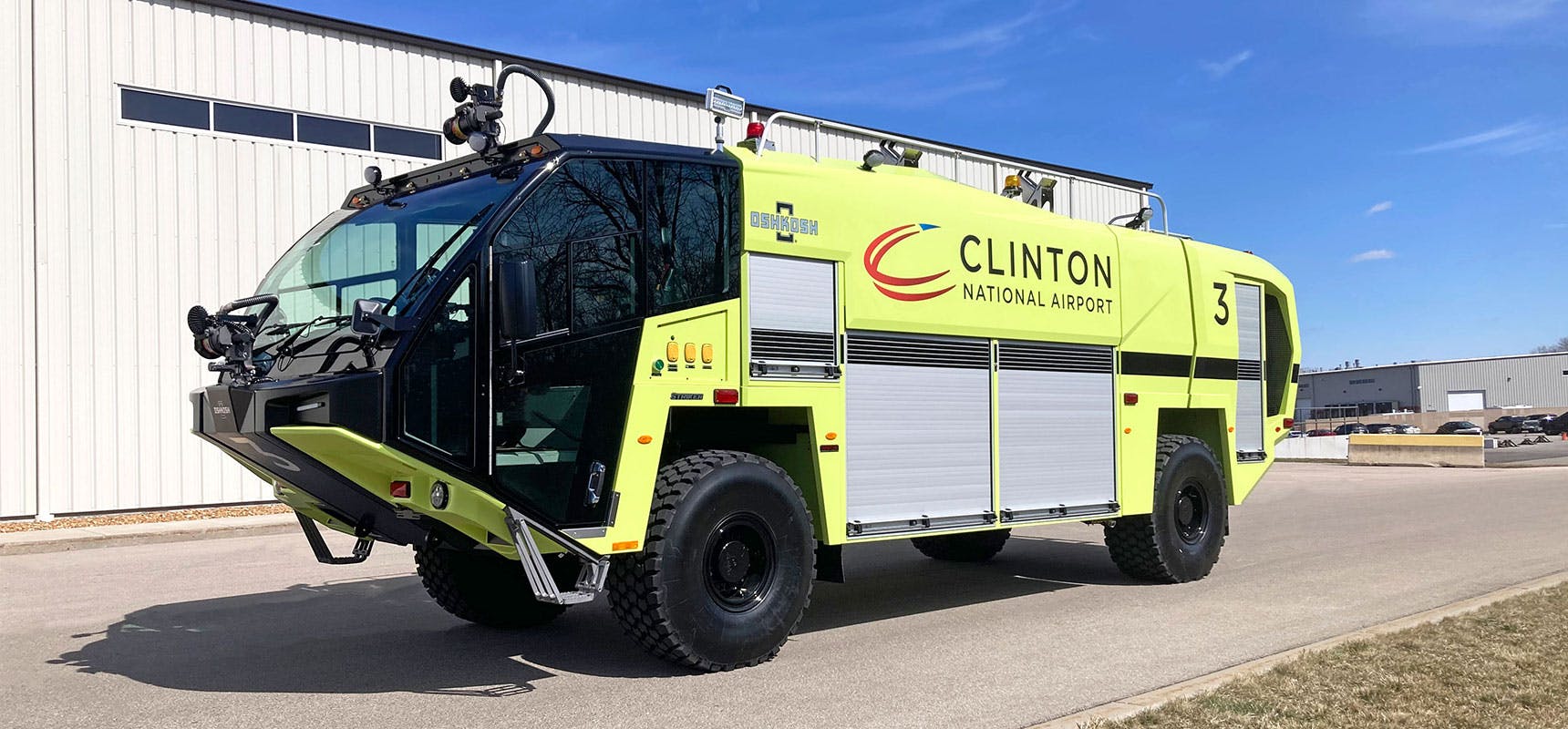 Bill and Hillary Clinton National Airport (CNA) in Little Rock, Arkansas, has taken delivery of three new Oshkosh Airport Products Striker&circledR; 4x4 Aircraft Rescue and Fire Fighting (ARFF) vehicles.