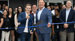 Skyryse CEO Mark Groden and El Segundo, CA Mayor Drew Boyles cut the ribbon the latest additional Skyryse facility, with Skyryse employees looking on behind them. Skyryse CEO Mark Groden and El Segundo, CA Mayor Drew Boyles cut the ribbon the latest additional Skyryse facility, with Skyryse employees looking on behind them.