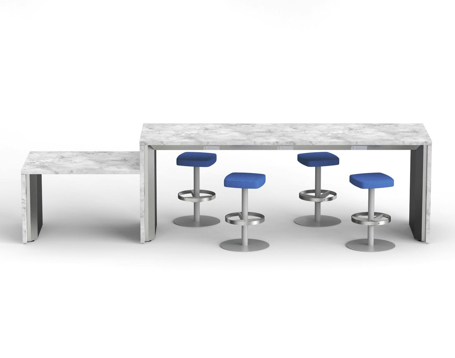 ADA Power Bar with Altezza Stools