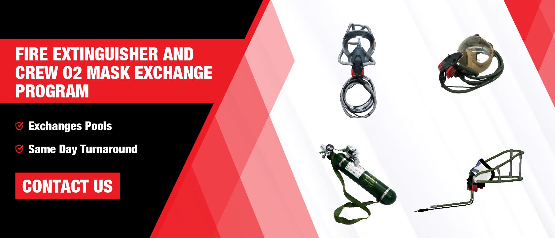 AMETEK MRO AMERON-Fire Extinguisher, O2 Bottle and Crew O2 Mask Exchange Programs