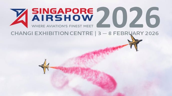 A flyer for the Singapore Air Show 2026