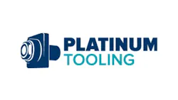 A logo with an illustration of a screw and text that reads: Platinum Tooling A logo with an illustration of a screw and text that reads: Platinum Tooling