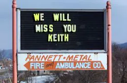In honor: Fannett-Metal Fire and Ambulance Company remembers a fallen comrade, Keith Hess, who died in a fire Monday. In honor: Fannett-Metal Fire and Ambulance Company remembers a fallen comrade, Keith Hess, who died in a fire Monday.