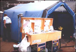 The rehab area in the Base of Operations should provide shelter, food, water, and facilities such as a hand washing station. The rehab area in the Base of Operations should provide shelter, food, water, and facilities such as a hand washing station.