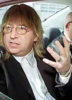 LEGAL FIREWORKS: Great White lead vocalist Jack Russell talks to reporters yesterday in West Warwick, R.I., where a nightclub fire killed 97 people last Thursday at a performance featuring illegal pyrotechnics. - Reuters LEGAL FIREWORKS: Great White lead vocalist Jack Russell talks to reporters yesterday in West Warwick, R.I., where a nightclub fire killed 97 people last Thursday at a performance featuring illegal pyrotechnics. - Reuters