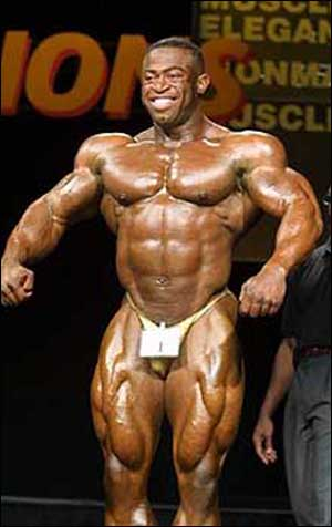 BURNED: Bodybuilding firefighter Rodney St. Cloud, who doubled as an exotic dancer, was removed from his firehouse after being caught with steroids.