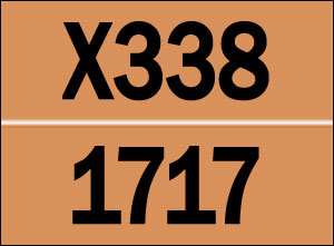 The combination UN four-digit number and the HIN for acetyl chloride