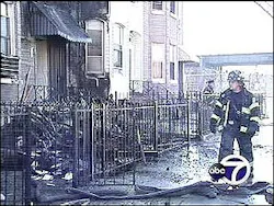 More than a dozen firefighters suffered minor injuries, mainly smoke inhalation. It took crews nearly an hour and a half to bring the suspicious fire under control. The biggest problem: The common roof shared by the three story structure. More than a dozen firefighters suffered minor injuries, mainly smoke inhalation. It took crews nearly an hour and a half to bring the suspicious fire under control. The biggest problem: The common roof shared by the three story structure.