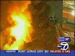 Fourteen people were hurt, including two firefighters who slipped on ice. None of those 14 suffered serious injuries. Fourteen people were hurt, including two firefighters who slipped on ice. None of those 14 suffered serious injuries.