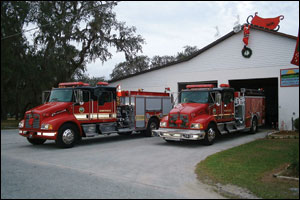 In 2004, the department purchased two new Kenworth/Pierce Contender pumpers, plus an array of tools, equipment, turnout gear and uniforms.