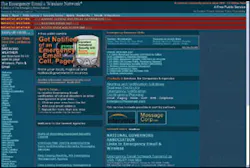 The Emergency Email Wireless Network (EEWN) alerts first responders and/or civilians quickly via text messaging to e-mail and other wireless devices. The Emergency Email Wireless Network (EEWN) alerts first responders and/or civilians quickly via text messaging to e-mail and other wireless devices.