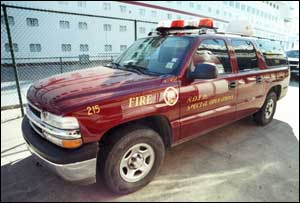 The New Orleans Fire Department RTACT unit that handled the majority of hazmat responses during the hurricanes.