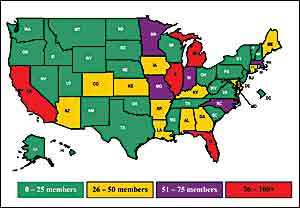 Quick Response Membership-By State