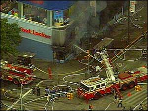 As of noon, Oct. 11, all of the businesses in that block still remain closed, as nearly 200 firefighters continue to watch over the scene.