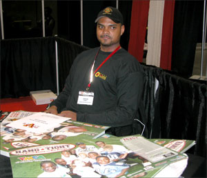 Erron Kinney, firefighter and Tennesee Titan tight end.