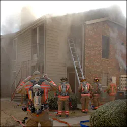 The rapid intervention team should be preparing for a deployment while performing a size-up of the structure based on a number of priorities. The rapid intervention team should be preparing for a deployment while performing a size-up of the structure based on a number of priorities.