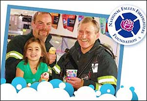 The promotion will result in a donation of $100,000 by Baskin-Robbins to the National Fallen Firefighters Foundation.