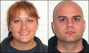 Capt. Robin Broxterman, left, and Firefighter Brian Schira, right