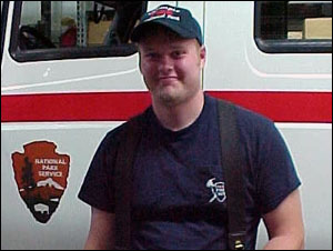 Firefighter Andrew Palmer
