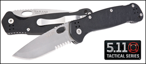Ideal for both on and off-duty use, 5.11's precision-crafted Ten Eight knife is the durable, functional and professional edged tool busy Fire/EMS professionals need.