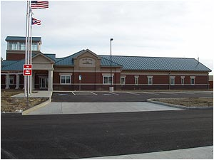 The North face of the firehouse.Photos by William Mehbod
