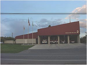 Front view of the station, built in 1993.Photos by Jeff Stephens