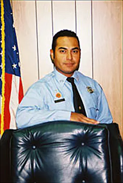 Captain Thomas Araguz III, 30, recently had been promoted to captain at the Wharton Fire Department. Captain Thomas Araguz III, 30, recently had been promoted to captain at the Wharton Fire Department.