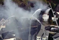 The damage done by the Thursday afternoon fire in Manassas illustrates the danger of housing developments where houses are close together. The damage done by the Thursday afternoon fire in Manassas illustrates the danger of housing developments where houses are close together.