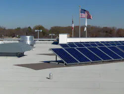 While the solar panels are blocking a majority of the roof, crews can perform vertical ventilation using the exhaust fan and relief. ventilation. While the solar panels are blocking a majority of the roof, crews can perform vertical ventilation using the exhaust fan and relief. ventilation.