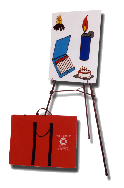 Saftey W Easel And Case