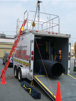 Confined space awareness and rescue training is a must for all responding rescuers. Confined space awareness and rescue training is a must for all responding rescuers.