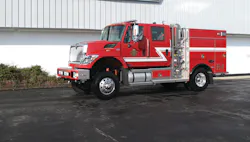 The E-ONE Type III is seen at Firehouse World 2011. The E-ONE Type III is seen at Firehouse World 2011.