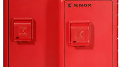 KNOX CO. has introduced a Knox Elevator Key Box that is now available in a smaller size. The smaller Mini Elevator Key Box is ideal for installations that do not require a door drop key. The UL 1037 box holds up to eight standard keys and meets the latest International Fire Code standard. The all-steel box is available in four colors with or without the “Fire Dept. Use Only” banner. The new key box can be keyed to a department’s existing Knox System. KNOX CO. has introduced a Knox Elevator Key Box that is now available in a smaller size. The smaller Mini Elevator Key Box is ideal for installations that do not require a door drop key. The UL 1037 box holds up to eight standard keys and meets the latest International Fire Code standard. The all-steel box is available in four colors with or without the “Fire Dept. Use Only” banner. The new key box can be keyed to a department’s existing Knox System.